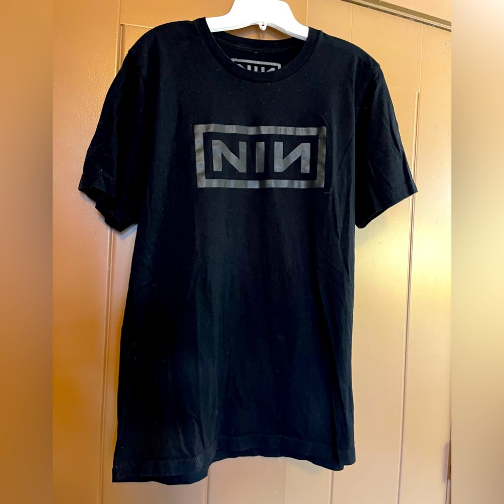 NINE INCH NAIL band t-shirt Black Size LARGE